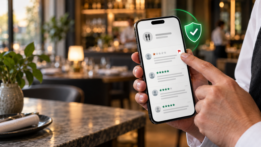Cómo eliminar una reseña de Google de un restaurante