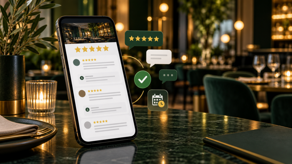 Reputación online de un restaurante y gestión de reseñas